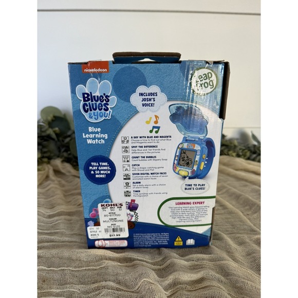 NEW Blue's Clues and You! Learning Watch LeapFrog 80-611700 Nickelodeon kids toy - Picture 5 of 8